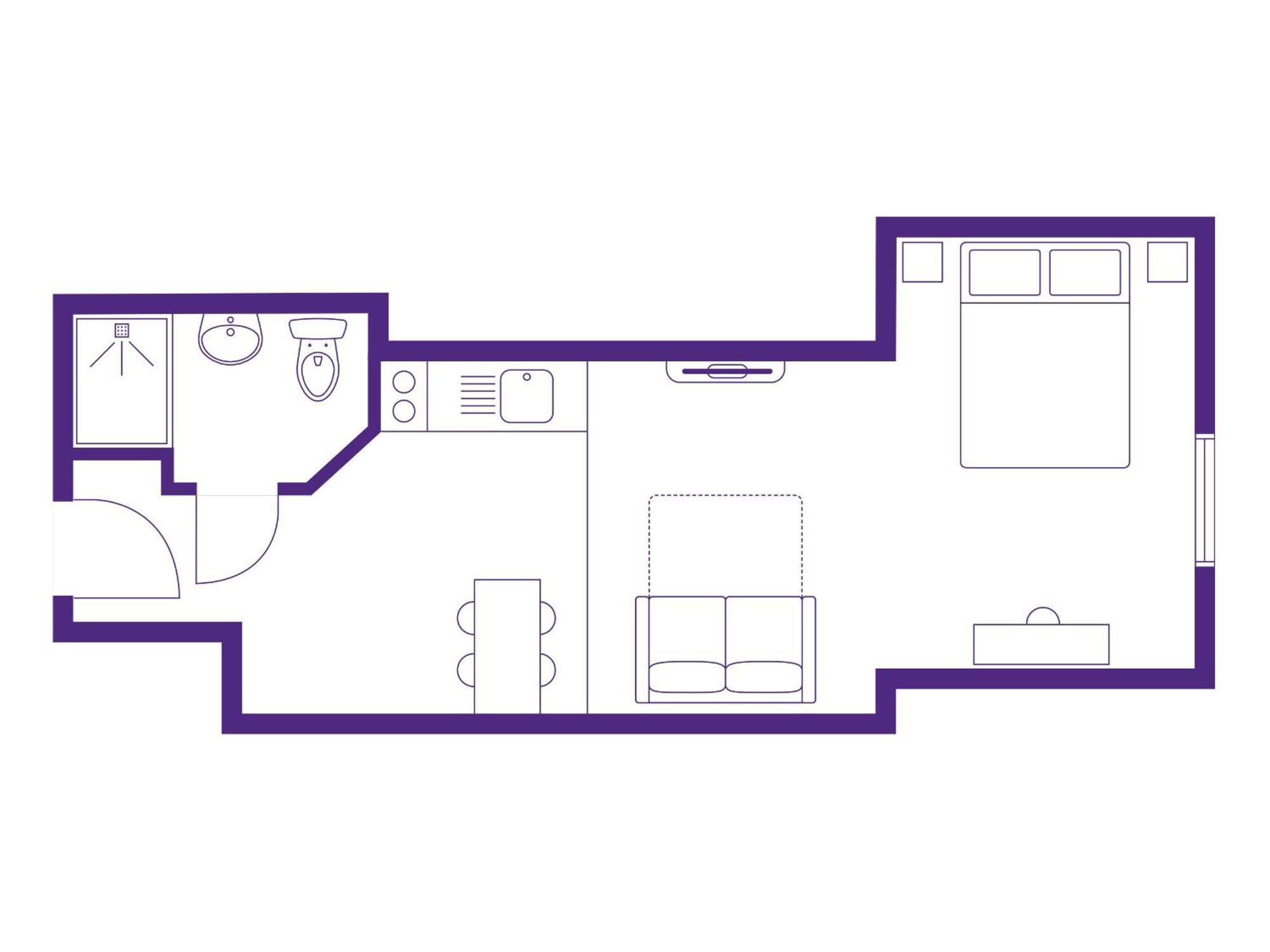 Beaverhall Apartments Edinburgh Bilik gambar